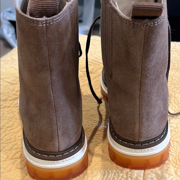Women’s Cole Haan Brown Ankle Boots with Suede Finish Brand New no tags - Picture 5 of 5
